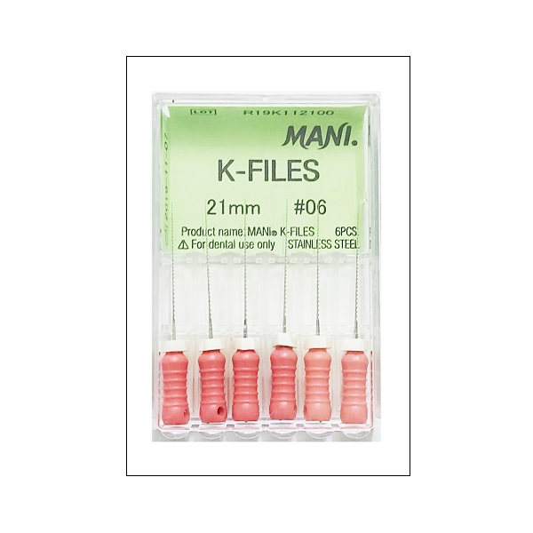 Mani K File 25mm No.45-80 Dental